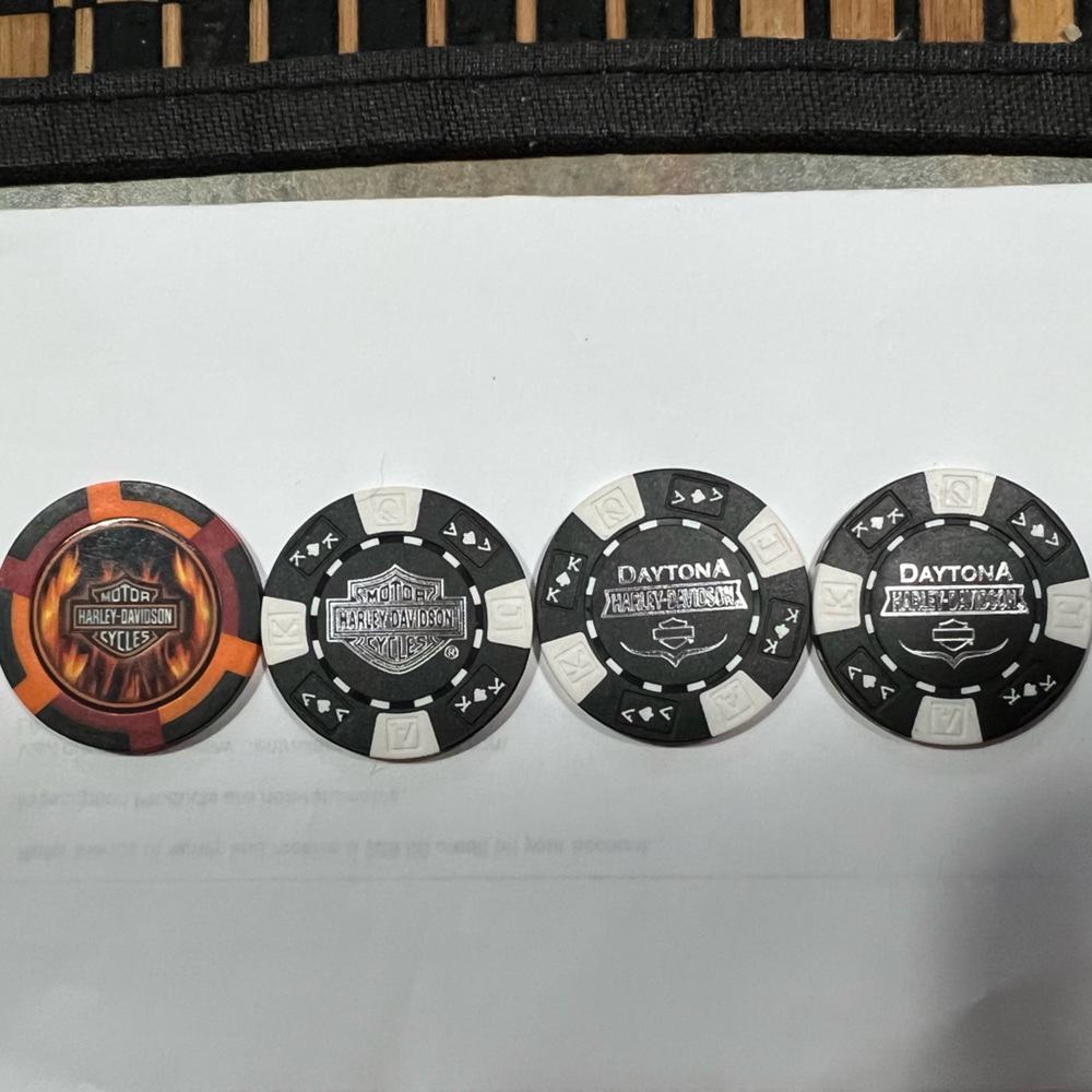 Harley Davidson Poker Chips